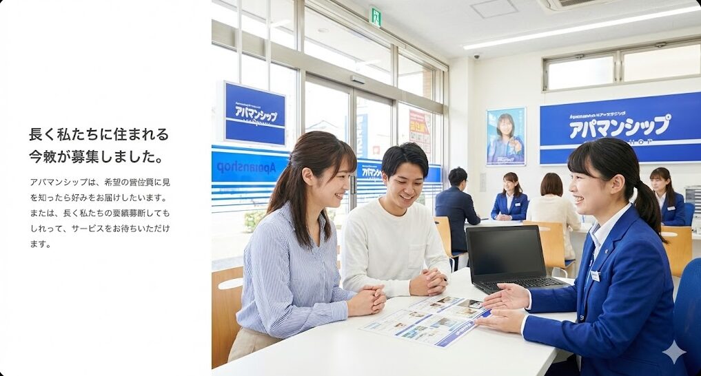 アパマンショップ仲介手数料は交渉可！半額店より総額5万円得する裏 